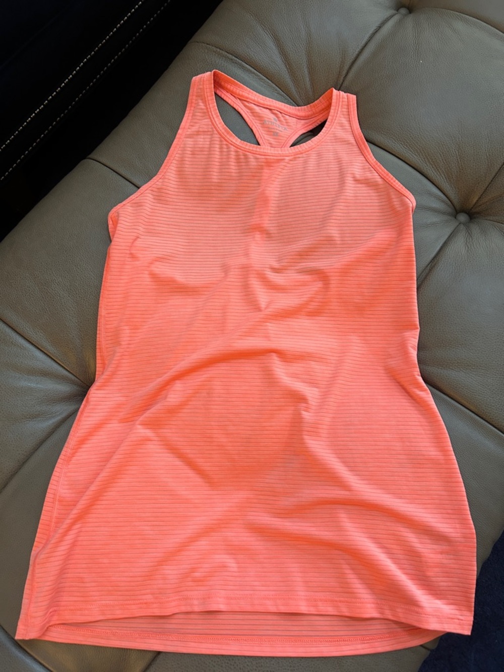 Athleta Bright Coral Racerback Tank NWOT